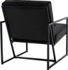 CLP Lounger Avon Samt gesteppt mit Metallgestell schwarz Produktbild-Vorschau 3