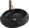 Lavabo Da Appoggio Rea Mika Black Anteprima dell’immagine prodotto 1