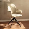 HOMLA LUGRO otočná stolička béžová 54x60x91cm Náhľad obrázku produktu 2