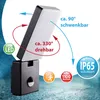 LED Aussenleuchten Bewegungsmelder schwenkbar | schwarz Produktbild-Vorschau 10