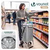 VOUNOT® hliníkový nákupní vozík s funkcí pro překonávání Náhled obrázku produktu 2