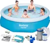 Bestway Fast Set 57270, 3638 l, Aufblasbarer Pool, Blau, Produktbild-Vorschau 43