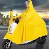 INF Poncho antipioggia per bici, ciclomotori, scooter - Anteprima dell’immagine prodotto 4