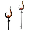 Gartenstecker Solar "Flame" aus Eisen mit roter Glaskugel Produktbild-Vorschau 5