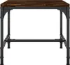 vidaXL Tables d'appoint 2 pcs. Chêne fumé 40x40x35 cm Bois Voir les images du produit 6