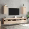 vidaXL Nástěnné skříňky 2 ks 30x30x60 cm borovice masiv Náhled obrázku produktu 3