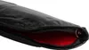 A close-up view of an open black bag with a red interior. Podgląd zdjęcia produktu