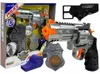 Politie Kit Revolver 20cm Badge Holster Fluitje Geluid Productafbeelding-voorbeeld 1