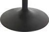 The base of a black bar stool. Podgląd zdjęcia produktu