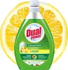 A bottle of Dual Power dish soap with a lemon slice in the background. Náhľad obrázku produktu