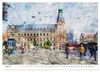 Erfurt - City views in watercolors (Wall Calendar 2027 DIN Produktbild-Vorschau 15