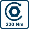 Akumulátorový rázový utahovák Bosch GDR 18V-220 C Náhled obrázku produktu 14