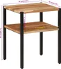 vidaXL Beistelltisch 35x35x45 cm Massivholz Akazie und Produktbild-Vorschau 7