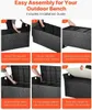 Ławka ogrodowa PE Rattan 90 Gal Deck Box Wodoodporne Podgląd zdjęcia produktu 5