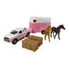 Kids Globe Traffic Die Cast Mitsubishi mit Pferdenanh?nger, Anteprima dell’immagine prodotto 4