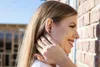 BeWooden Ohrringe für Frauen Red Flower Earrings dunkelgrau Produktbild-Vorschau 5