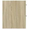 vidaXL Badschrank Schmal mit Rollen Sonoma-Eiche Produktbild-Vorschau 5