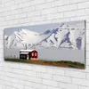 Acrylglasbilder 125x50 Wandbild Druck Gebirge Haus Produktbild-Vorschau 2