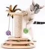 MEWOOFUN Katzenspielzeug aus Holz Roller 2-lagiger Produktbild-Vorschau 1