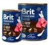 Two cans of dog food are shown against a white background. Produktbild-Vorschau
