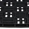 Relaxdays Fußmatte Gummi, 45x75 cm, Türmatte Gitter-Optik, Produktbild-Vorschau 8