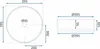 Lavabo da Appoggio Rea Ingrid Transparent Anteprima dell’immagine prodotto 9