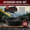 Gusskönig Gusseisen-Wok 35 cm mit Ringreiniger Produktbild-Vorschau 14