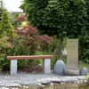 KÖHKO® Wasserwand ca. 97 CM aus gebürstetem Edelstahl Produktbild-Vorschau 3