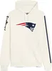 Recovered  NFL New England Patriots Fleece  Hoodie Ecru Produktbild-Vorschau 4