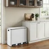SONGMICS Mülleimer Mülltrennsystem, 3 x 18 L, ergonomisch, Produktbild-Vorschau 3