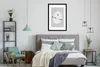 MuchoWow® Gerahmtes Poster Vögel - Schwarz - Weiß 60x90 cm Produktbild-Vorschau 7