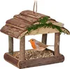 Relaxdays Vogelfutterhaus Holz, zum Aufhängen, HBT: 19 x 22 Produktbild-Vorschau 1