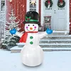 Aufblasbarer Schneemann,120cm Aufblasbares Weihnachten Produktbild-Vorschau 2