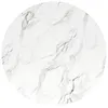 A top-down view of a round table with a marble-patterned surface. Náhled obrázku produktu