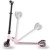 A pink and black scooter shown from the side, with a ghosted image of the scooter in a folded position. Anteprima dell’immagine prodotto