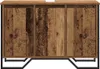 vidaXL Meuble sous lavabo vieux bois 91 x 35 x 60 cm Bois Voir les images du produit 3
