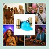 Relaxdays Party Trinkhelm, Helm mit Schlauch, für 2 Dosen Produktbild-Vorschau 3