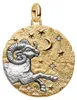 PANDORA Aries Zodiac Oversized Medallion 764997C01 Charm Produktbild-Vorschau 1