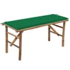 vidaXL Banc de jardin pliable avec support 118 cm bambou Voir les images du produit 8