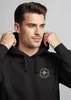 Hoodie Herren Print Aufdruck Kompass Kapuzen-Pullover Produktbild-Vorschau 6