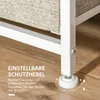 HOMCOM Kommode, dressoir, met 7 lades, metalen frame, Productafbeelding-voorbeeld 5