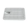 wasserdichte Inspektionsluke, 306 x 356 mm, weiß & grau Produktbild-Vorschau 6