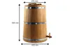 Tonneau en bois de 50 litres Voir les images du produit 4