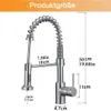 Küchenarmatur, Wasserhahn Küche, Spültischarmatur, 360° Produktbild-Vorschau 8