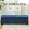HOMCOM Banc de rangement 94,5L banquette bout de lit coffre Voir les images du produit 6