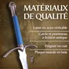 Miecz Gandalf Glamdring inspirowany filmem Hobbit, ostrze Podgląd zdjęcia produktu 11