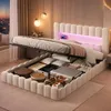 INONEFT Polsterbett 180x200cm mit LED und USB Typ-C, Produktbild-Vorschau 2
