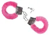 Manette in peluche rosa fuoco Anteprima dell’immagine prodotto 2