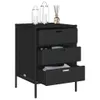 Mobile da giardino nero 55x59x80 cm in poly rattan Anteprima dell’immagine prodotto 11