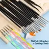 Nageldesign Zubehör Nageldesign Set, Nailart Pinsel & Produktbild-Vorschau 2